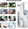 400cm okenní těsnění pro mobilní klimatizace, vodotěsné, Náhled obrázku produktu 7