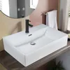 ZMH lavabo in Vetroceramica 60 × 42 × 15 cm lavabo da Anteprima dell’immagine prodotto 1