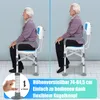 XMTECH Duschstuhl, Badehocker mit Hygieneausschnitt, Produktbild-Vorschau 4