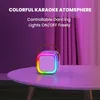 Mini karaoke sada pro děti, karaoke stroj se 2 mikrofony, Náhled obrázku produktu 2