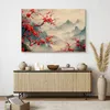 Muralo Leinwandbild Canvas BLUMEN Berge Baum Landschaft Br. Produktbild-Vorschau 7