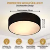 Plafonnier moderne 40W rond 38 cm 2 flammes E27 lampe en Voir les images du produit 2