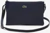 A navy blue Lacoste satchel bag with a small green crocodile logo. Produktbild-Vorschau