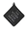 Topflappen - Schwarz - Grau - Baumwolle - 20 x 20 cm Produktbild-Vorschau 2