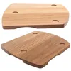 Two wooden boards with circular indentations, likely for kitchen appliances. Produktbild-Vorschau