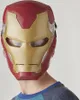 A person wearing an Iron Man mask. Podgląd zdjęcia produktu