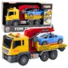 Abschleppwagen mit Kran, Rennwagenlichtern und Geräuschen Produktbild-Vorschau 1