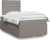 Boxspringbett mit Matratze Taupe 120x200 cm Stoff Produktbild-Vorschau 2