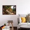 ARTland Poster Rosen auf Balkon Toskana, braun Größe: 70x50 Produktbild-Vorschau 5