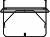 vidaXL Balkónový stôl čierny 60x40 cm Oceľ Náhľad obrázku produktu 5