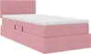 Bett mit Stauraum und LED mit Matratze Rosa 100 x 200 cm Produktbild-Vorschau 6