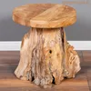 Massiver Beistelltisch FUNGO 40cm Teakholz Produktbild-Vorschau 4