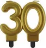 Svíčka na dortu k 30. narozeninám, číslo "30" Náhled obrázku produktu 4
