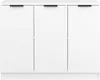 A white three-door sideboard. Anteprima dell’immagine prodotto