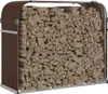 vidaXL Přístřešek na palivové dřevo hnědý 120x45x100 cm Náhled obrázku produktu 3