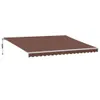 vidaXL Markiza automatyczna brązowa 450x350 cm Podgląd zdjęcia produktu 1