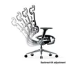 Sedia ergonomica Diablo V-Master: bianco e nero Anteprima dell’immagine prodotto 10