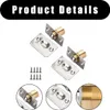 Kugelschnäpper, 2 Stück Edelstahl Kugelschnäpper Verschluss Produktbild-Vorschau 4
