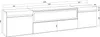 A line drawing diagram of a TV cabinet with dimensions indicated. Produktbild-Vorschau