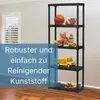 Steckregal Kunststoff Kellerregal Abstellraum Regal schwarz Produktbild-Vorschau 5
