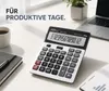 Taschenrechner Solar Tischrechner Big Display Produktbild-Vorschau 4