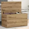 vidaXL Úložná komoda Artisan dub 84x42x46 cm Materiál na Náhled obrázku produktu 3