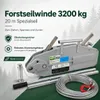 Forstseilwinde 3200 kg inkl. 20m Seil Abscherstiften Produktbild-Vorschau 2