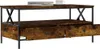 vidaXL Konferenční stolek Smoked Oak 100x51x45 cm Dřevěné Náhled obrázku produktu 4