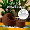 LUMALAND Sitzsack Pouf (50 L) - In- & outdoor - Braun Produktbild-Vorschau 6