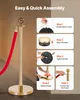 SucceBuy set di paletti barriera, 6 pezzi, con tappeto Anteprima dell’immagine prodotto 5