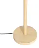 Rustykalna lampa podłogowa drewniana z abażurem w kolorze Podgląd zdjęcia produktu 5