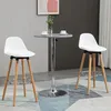 HOMCOM 2er-Set Barhocker Barstuhl Küchenhocker Tresenstuhl Produktbild-Vorschau 2