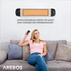 Promiennik podczerwieni AREBOS 2500 W, z pilotem zdalnego Podgląd zdjęcia produktu 2