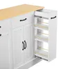 Sideboard Kommode Anrichte mit Mülleimerfach & Gewürzregal, Produktbild-Vorschau 16