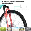 Hiland Damen Mountainbike 27,5 Zoll, Aluminium Rahmen 18 Produktbild-Vorschau 3
