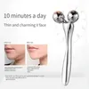 Lunavelle™ 3D Gesichtsmassageroller Silber, V-Form Face Produktbild-Vorschau 2