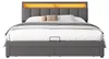 Boxspringbed 180x200 cm met LED-verlichting, hydraulische Productafbeelding-voorbeeld 14