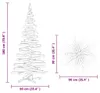 vidaXL Sapins de Noël avec support Nature 180 cm Pin massif Voir les images du produit 8