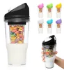 Tragbarer Müslibecher aus Kunststoff, ideal für unterwegs – Produktbild-Vorschau 2