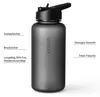 Trinkflasche 1L Sport Flasche Wasserflasche BPA frei Produktbild-Vorschau 2