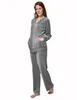 RAIKOU Trainingsanzug Damen Hausanzug Set Jogginganzug Produktbild-Vorschau 3