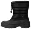 A black winter boot shown from the side against a white background. Produktbild-Vorschau
