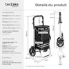 Chariot de courses SHOPPER, 3 en 1, pliable, avec sac Voir les images du produit 6