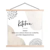 MuchoWow® Textilposter Sprichwörter - Definition Küche - Produktbild-Vorschau 1