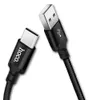Samsung Galaxy A40 Schnell Ladekabel Daten Nylon Lade Kabel Produktbild-Vorschau 1