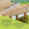 Seilspann-Sonnensegel 270x140cm beige/sand Produktbild-Vorschau 3