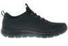 A black men's sneaker shown from the side against a white background. Voir les images du produit