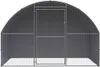 Vidaxl Chicken Run 3x2x2 m verzinkter Stahl Produktbild-Vorschau 2