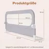 KOMFOTTEU Barierka do łóżka, ochrona przed wypadnięciem, Podgląd zdjęcia produktu 6