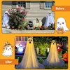 2x Halloween dekorace duch venkovní zahrada, 85cm stojící Náhled obrázku produktu 2